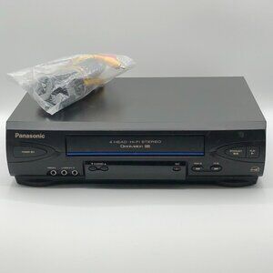 Panasonic VCR VHS Player Recorder PV-V4522-K 4 Head Hi-Fi Omnivision No Remote